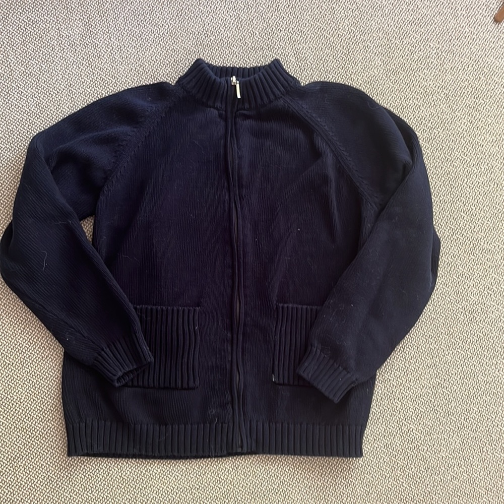 BABY CZ by Carolina Zapf pure cotton zip up sweater 8Y